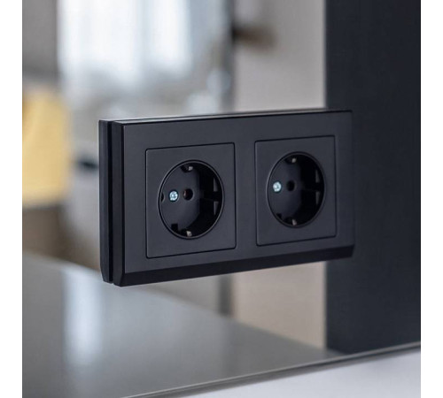 Рамка на 2 поста Werkel черный W0021808