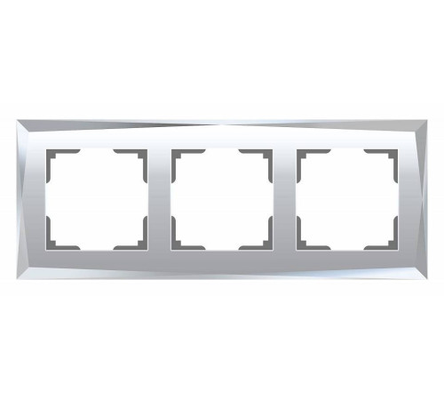Рамка на 3 поста Werkel Diamant (зеркальный) W0031220