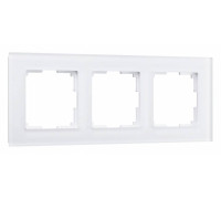 Рамка на 3 поста Werkel Favorit (белый матовый) W0031105