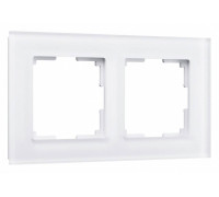 Рамка на 2 поста Werkel Favorit (белый матовый, стекло) W0021105 Favorit (белый матовый, стекло)