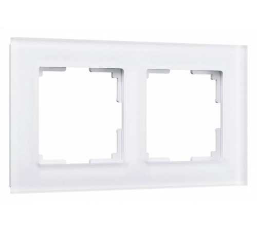 Рамка на 2 поста Werkel Favorit (белый матовый, стекло) W0021105 Favorit (белый матовый, стекло)