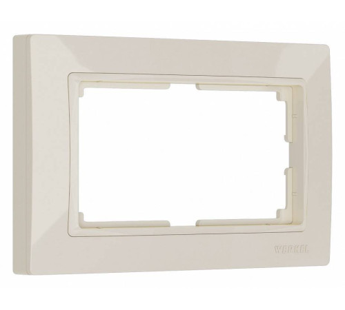 Рамка для двойной розетки Werkel Snabb Basic (слоновая кость) W0082003 Snabb Basic (слоновая кость)