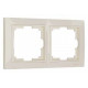 Рамка на 2 поста Werkel Snabb basic слоновая кость W0022003