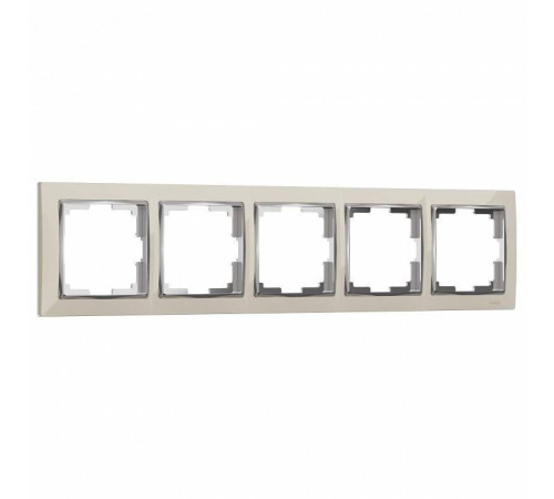 Рамка 5 постов Werkel Snabb черный W0051903
