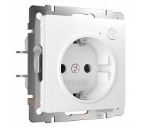 Розетка с заземлением и с шторками, без рамки с Wi-Fi Werkel белый W1171601