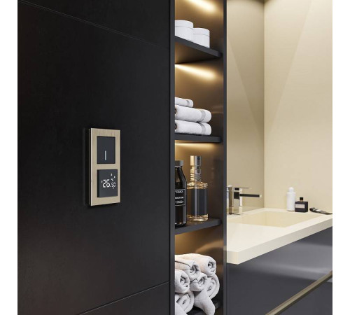 Терморегулятор электромеханический для теплого пола Werkel черные W1151208