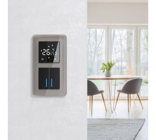 Рамка на 2 поста Werkel Elite (дымчатый, стекло) W0022417