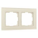 Рамка на 2 поста Werkel Favorit молочный W0021141