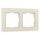 Рамка на 2 поста Werkel Favorit молочный W0021141