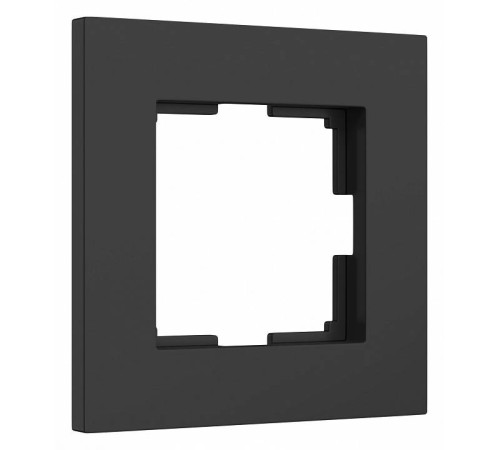 Рамка на 1 пост Werkel Slab черный матовый W0012908