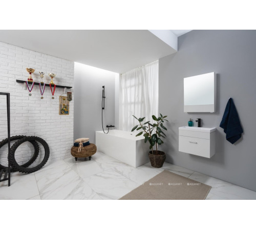 Зеркало-шкаф Aquanet Нота 50 белый 00175670