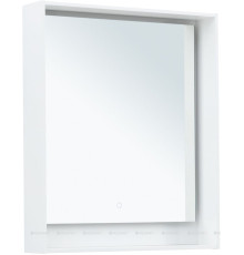 Зеркало Aquanet Милан 70 LED белый глянец 00336391