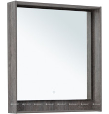 Зеркало Aquanet Милан 80 LED дуб рошелье 00336395