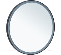 Зеркало Aquanet Тренд D 800 с LED подсветкой черный 00316653