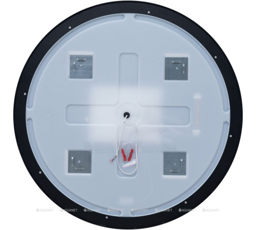Зеркало Aquanet Тренд D 800 с LED подсветкой черный 00316653