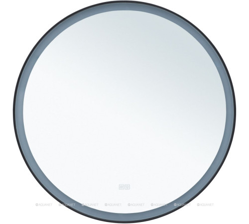 Зеркало Aquanet Тренд D 800 с LED подсветкой черный 00316653