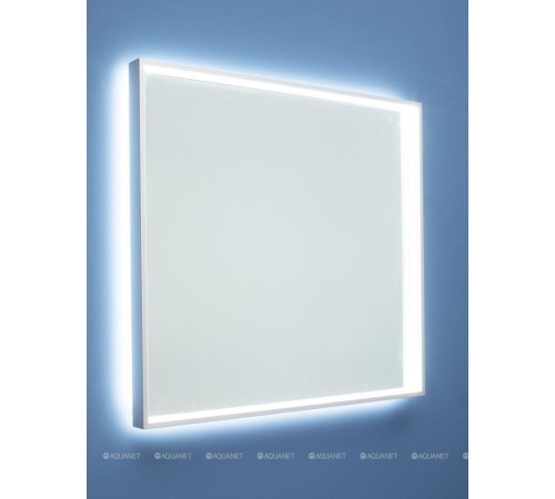 Зеркало De Aqua Алюминиум 80 см с подсветкой 4 стороны серебро 00261695