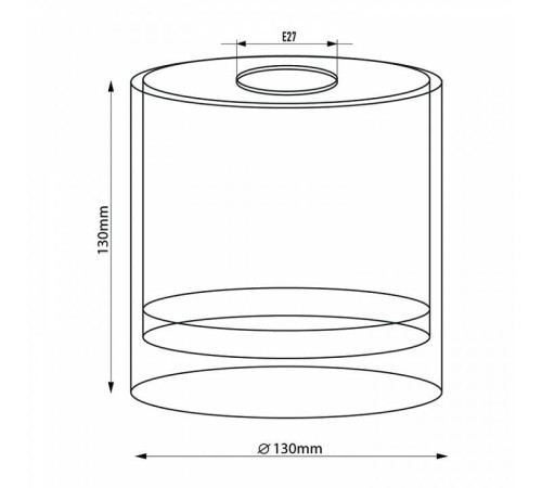 Плафон стеклянный 33 идеи S.25 S.25.GR