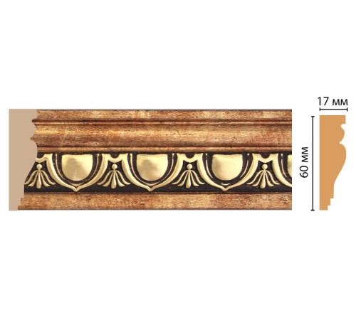 Молдинг DECOMASTER 161D-57 60х17х2400 мм 161D-57