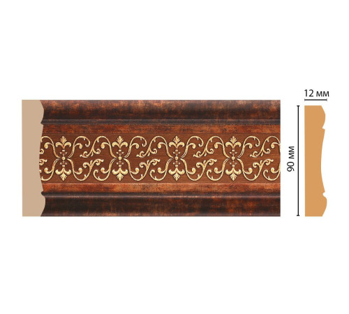 Молдинг DECOMASTER 163-767 90х12х2400 мм 163-767