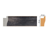 Багет из полистирола DECOMASTER FM3-2 38х20х2850 мм FM3-2