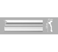 Молдинг гладкий DECOMASTER 128х45х2400 мм 97207