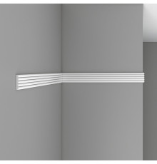 Молдинг гладкий DECOMASTER 47х9х2400 мм 97607