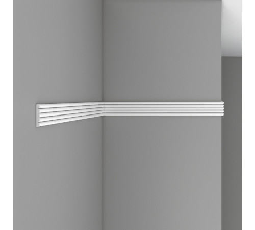 Молдинг гладкий DECOMASTER 47х9х2400 мм 97607