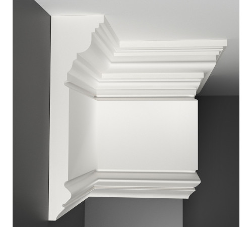 Молдинг гладкий DECOMASTER D225 дюрополимер 110х29х2000 мм D225 ДМ