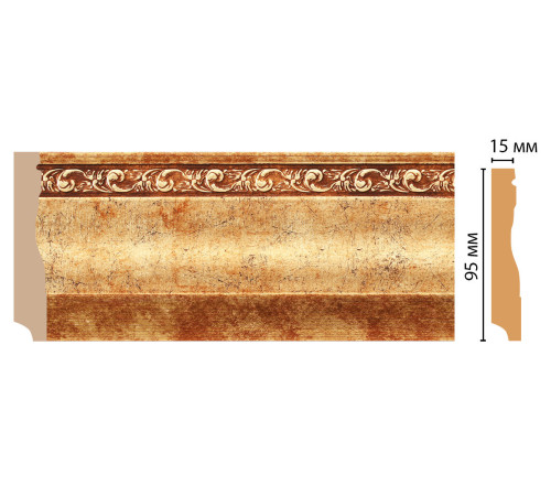 Плинтус напольный DECOMASTER 153-552 ДМ 95х12х2400 мм MAS45076