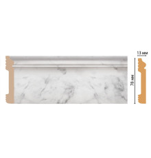 Плинтус напольный DECOMASTER D005-79 ДМ 79х13х2400 мм D005-79 ДМ