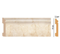 Плинтус напольный DECOMASTER D005-80 ДМ 79х13х2400 мм D005-80 ДМ