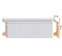 Плинтус напольный Decomaster D122-70 ДМ 78х21х2400 мм D122-70 ДМ