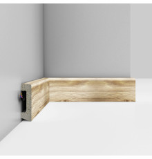 Плинтус напольный DECOMASTER D234-82 DM 58х16х2400 мм D234-82 DM