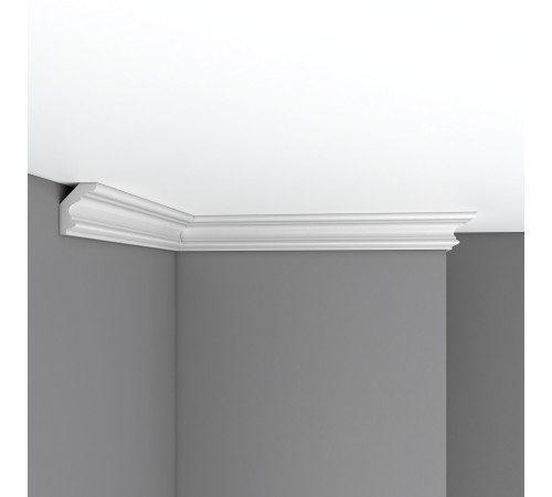 Плинтус потолочный гладкий DECOMASTER 96686F гибкий 50х38х2400 мм 96686F