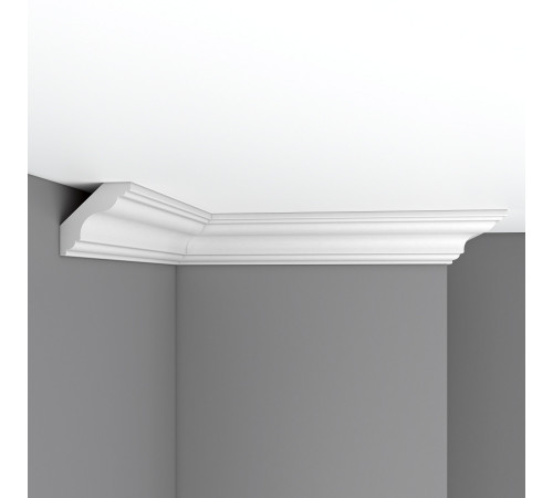 Плинтус потолочный гладкий DECOMASTER DP-339A 75х70х2400 мм DP-339A