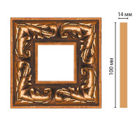 Вставка декоративная DECOMASTER 157-2-1223 100x100x14 мм 157-2-1223