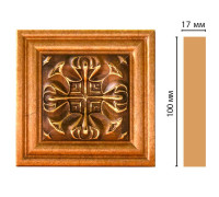 Вставка декоративная DECOMASTER D207-1223 100х100х17 мм D207-1223