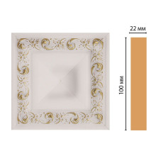 Вставка декоративная DECOMASTER D207 100x100x22 мм D207-54