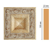 Вставка декоративная DECOMASTER D207 100x100x22 мм D207-553