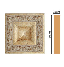 Вставка декоративная DECOMASTER D207 100x100x22 мм D207-553