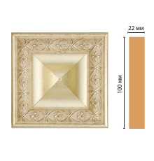 Вставка декоративная Decomaster D207-937 100x100x22 мм D207-937