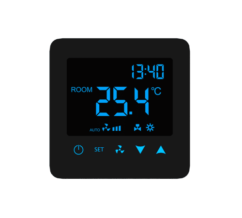 Терморегулятор настенный KZTO VT601 черный KZTOVT601Ч