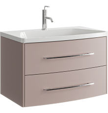 Тумба под умывальник Aqwella Neringa подвесная 800х476х487 мм пепельная роза NER0108PR