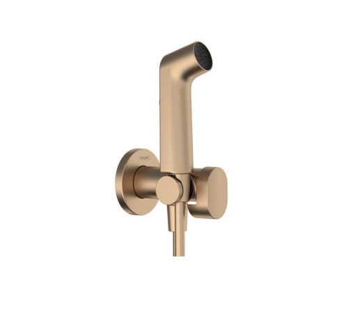 Гигиенический душ со смесителем hansgrohe Bidette E бронза 29232140