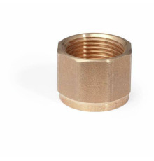 Заглушка с внутренней резьбой Oventrop 1/2 бронза для гребенок 14563911001