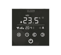 Терморегулятор ELSEN EKA.01.02B для конвекторов с принудительной конвекцией черный EKA.01.02B
