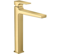 Смеситель для раковины Hansgrohe Metropol 260 однорычажный для раковины-чаши полированное золото 32512990