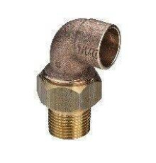 Угловое разъемное соединение Viega бронза DN18 x 1/2 НР 110017