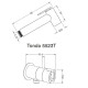 Смеситель настенный с держателем и круглым душем Nicolazzi Doccia Tondo хром 5523TCR/R7096.1CR